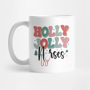 Holly Jolly Nurse Mug